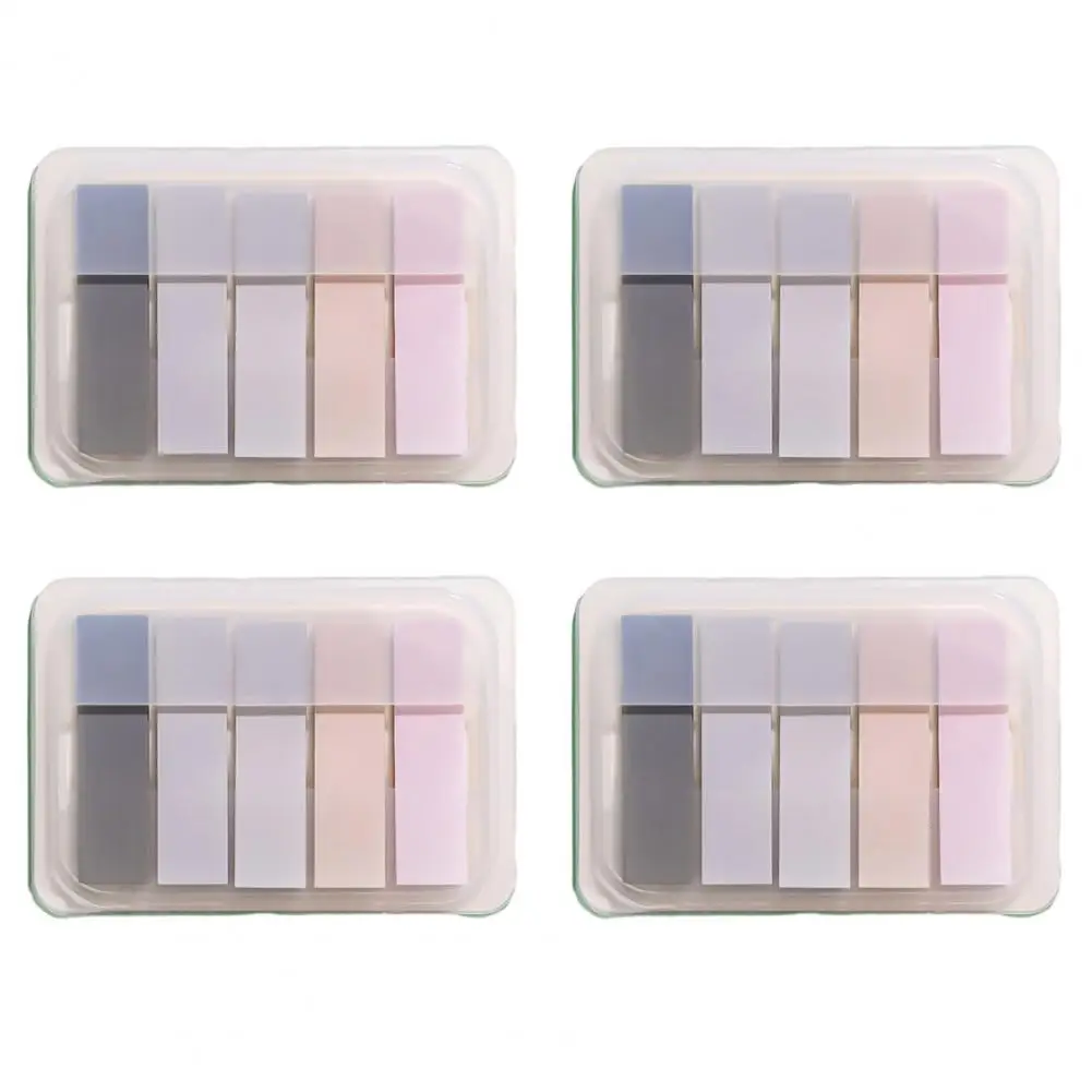 Long-lasting Sticky Tabs, Índice Fluorescente Sticker, Flag Tab, Morandi Sticky Notes, Rótulos de papelaria essenciais