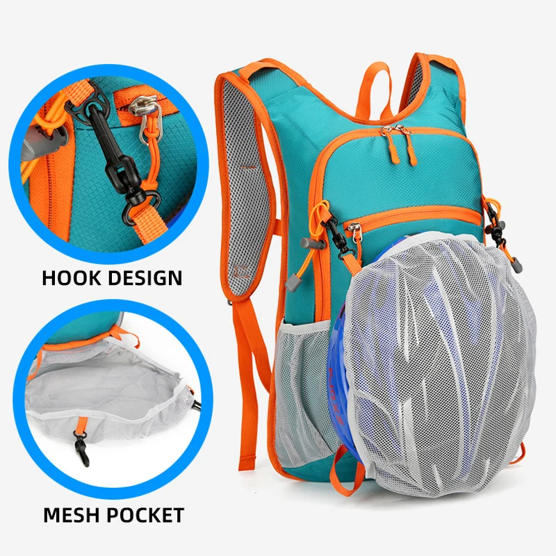 Zaino di grande capacità Zaino leggero da esterno per escursionismo, campeggio, arrampicata, borsa per acqua, zaino portaoggetti, borsa a tracolla per ciclismo, palestra sportiva