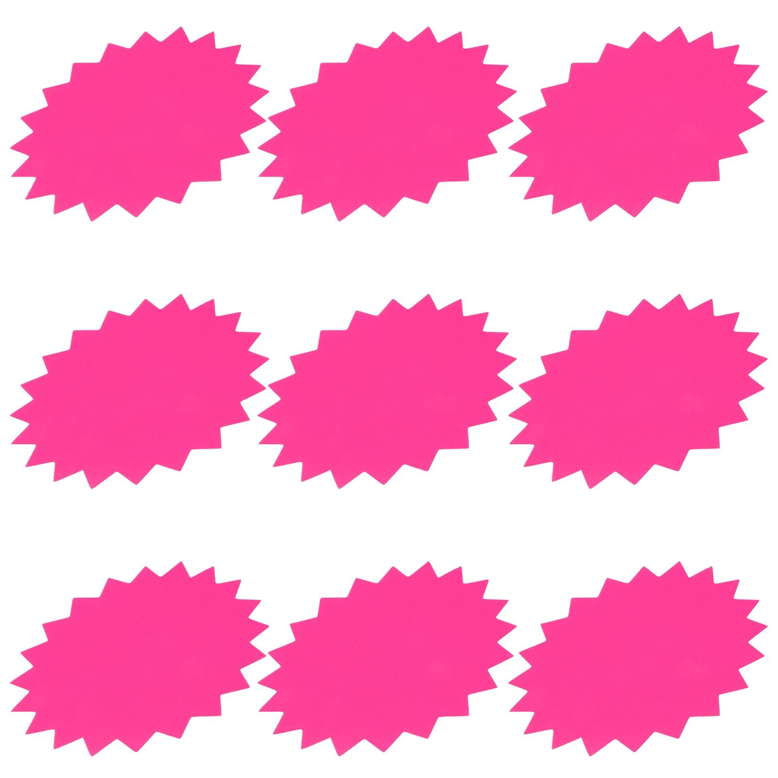 100 Sheets Blank Fluorescence Pop Advertising Paper Neon Signs Sale Price Stickers Goods Tag White Cardboard Promotional Retail