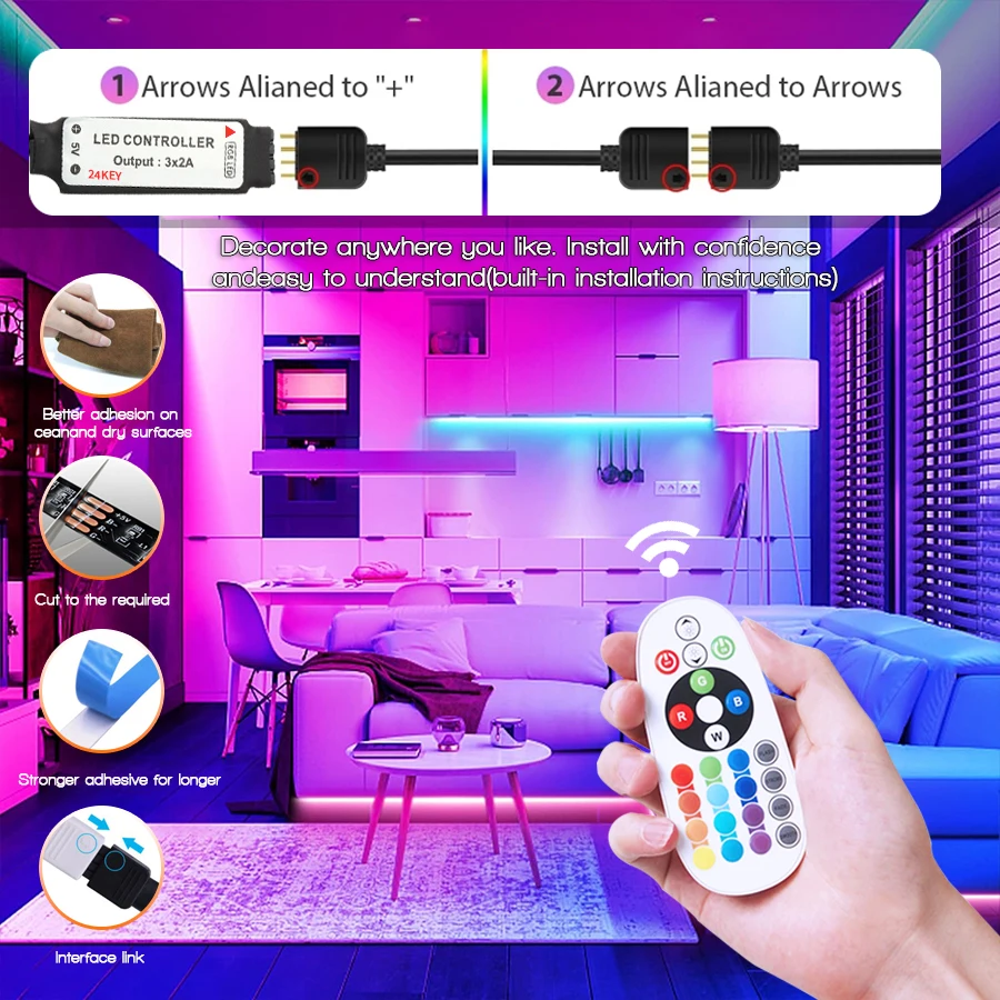 Led Strip Lights Fo…