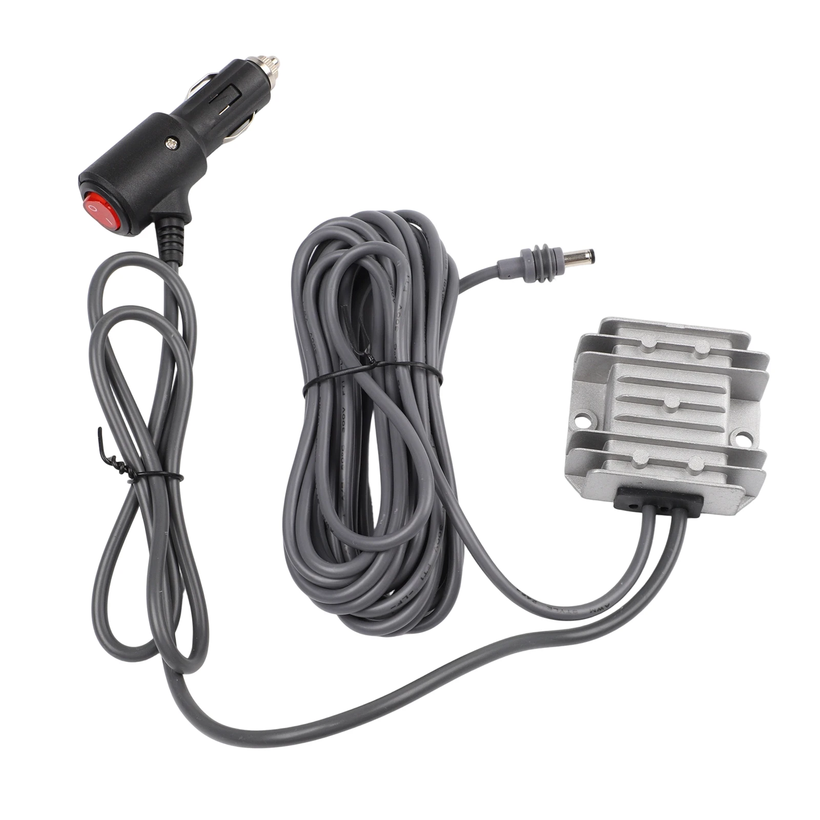 1/2/3/5Meter Power Converter 12V To 30V 3.5A DC Power Converter With Switch Aluminum Shell Waterproof Car Truck Power Supply