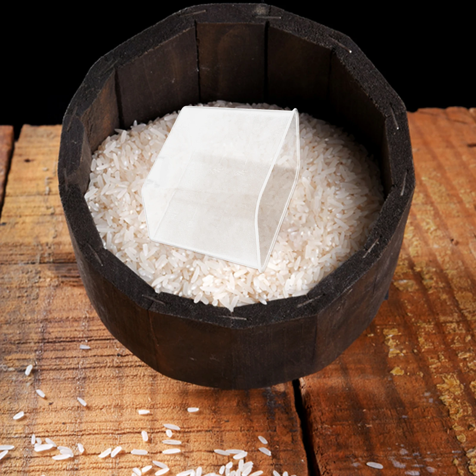 

10Pcs Rice Cooker Measuring Cups Plastic Transparent Accessories for Accurate Measurement Dry Ingredients Cooking