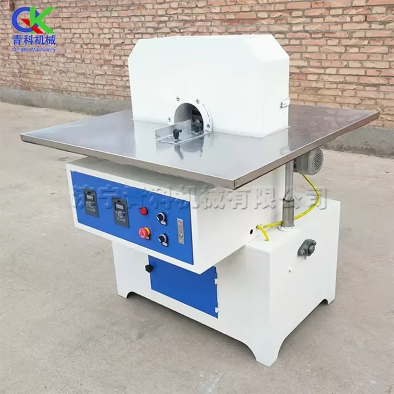CE Certification Energy-Efficient Bent Wood Rod Sanding Machine Max 140mm Machining Diameter Curved Round Stick Sanding