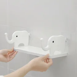 Estantes de pared de elefante para sala de estar, soporte flotante montado en la pared, organizador de exhibición, colgador de pared, decoración de dormitorio de entrada