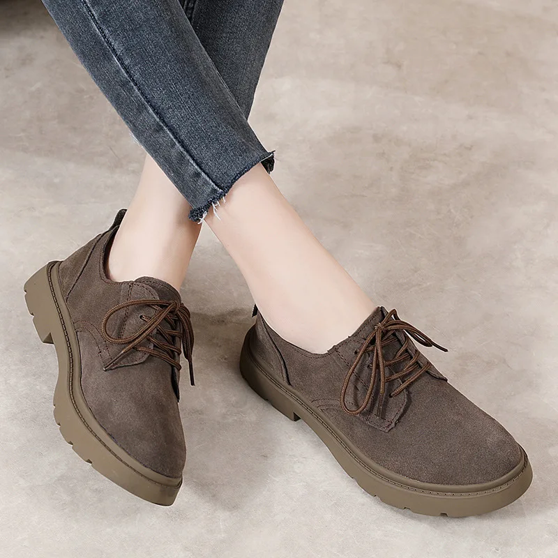 Fall and winternew arrivalworkwear women's shoes british knight street style tie backtrendy thick heel boots women's small leath