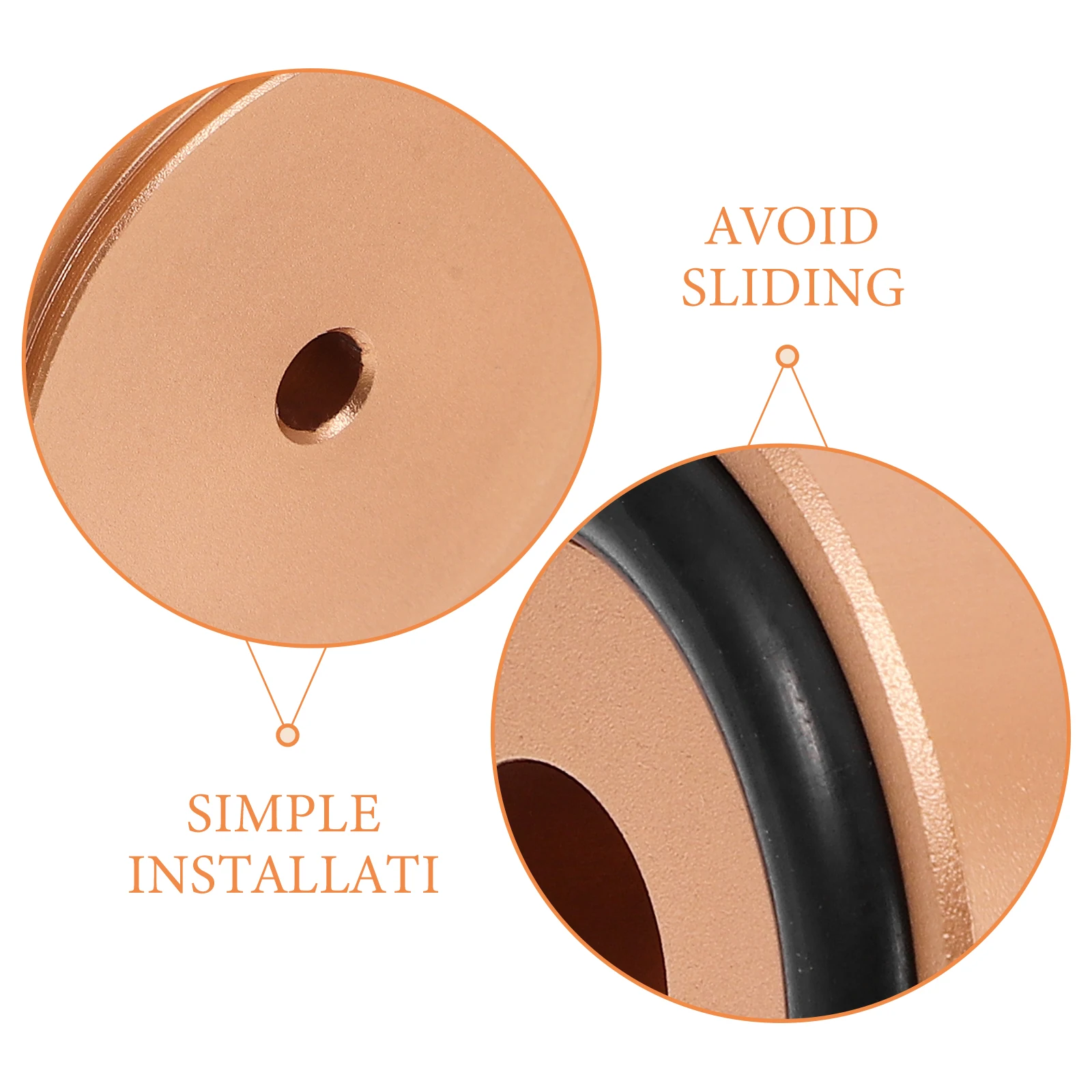 

Sturdy Anti Aluminum Foot Pads Shock Absorbing for CD Player Computer Case Audio Equipment Isolation Feet