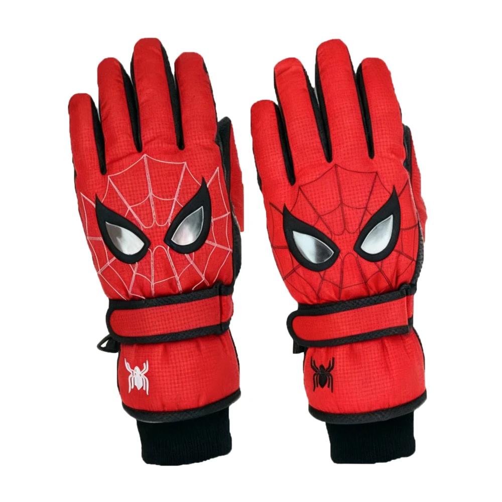 

Spider Man Winter Child Gloves Thickened Warm Child Ski Gloves Windproof Cold Proof Cycling Gloves Kids Gifts Marvel