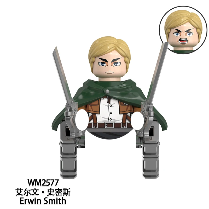 2026 Neue Mini-Bausteine Actionfiguren Attack on Titan Charaktere Bauklötze für Spielzeug Geschenke Kinder