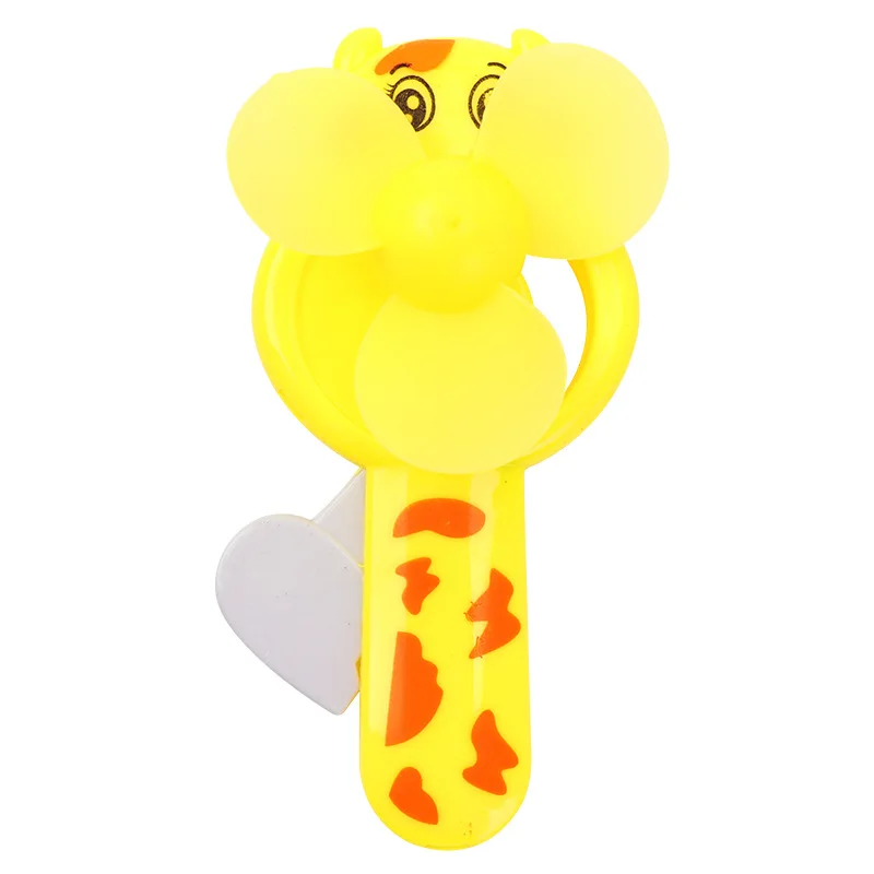 Summer Cool Creative Cartoon Hand Press Fan Mini Portable Children's Small Fan Press Handheld Manual Fan - view 5