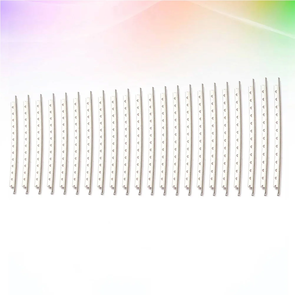 

22pcs 2.4Mm Wide 22 Fret Cupronickel Alloy Guitar Fret Wire For Acoustic Bass Electric Guitar Replacement Manganese Enhanced