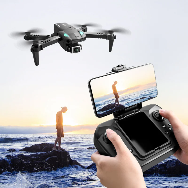 S128 Mini Uav 4k Hd Camera Three-sided Obstacle Avoidance Air Pressure Fixed Height Professional Foldable Quadcopter Boy Toys