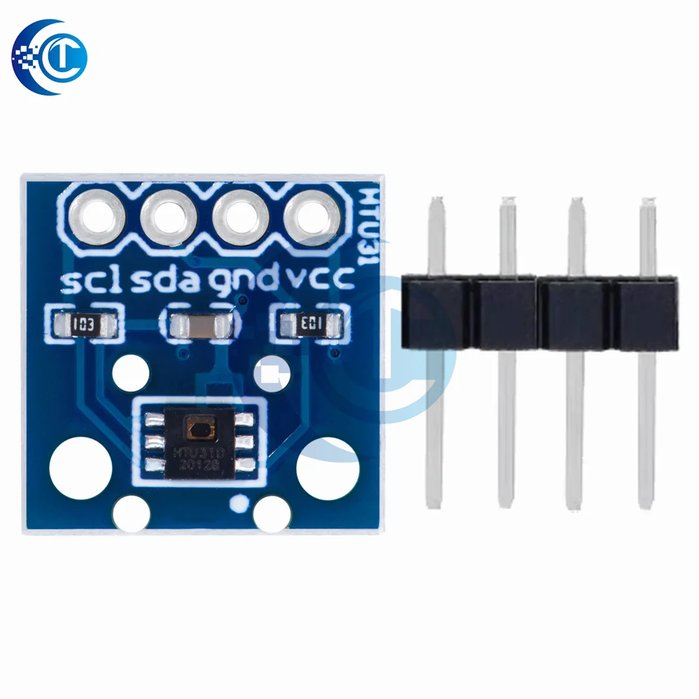 Módulo sensor de temperatura e umidade de alta precisão HTU31D: sonda de versão de atualização HTU21D – para Arduino