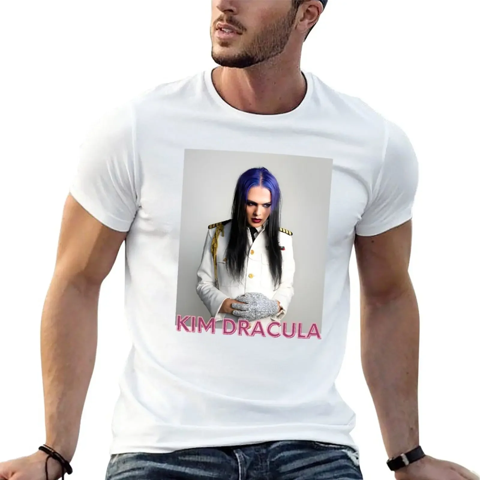 

New King Kim Dracula T-Shirt plus size tops tees summer tops mens graphic t-shirts pack