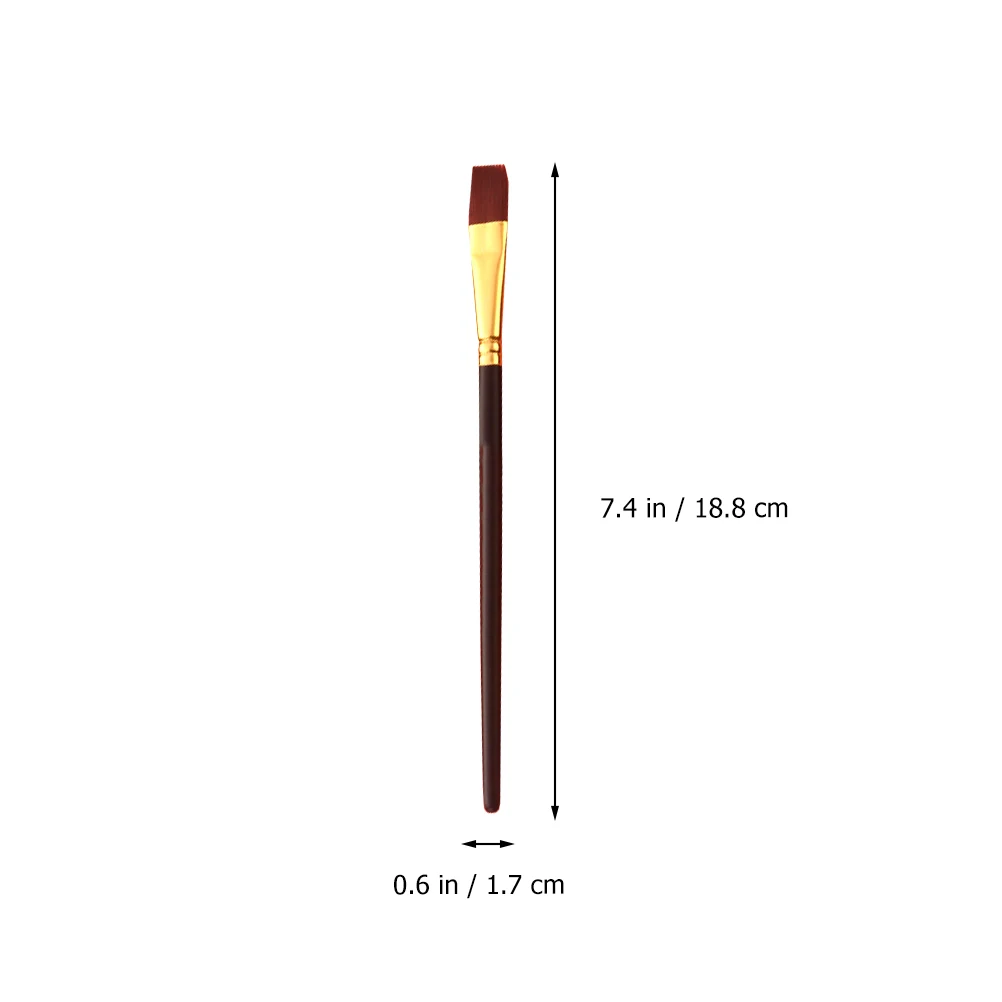

10 Pcs Paintbrush Set Oil Color Watercolor Acrylic Brushes Wooden H Professional Paintbrush Nylon Hair For Artists