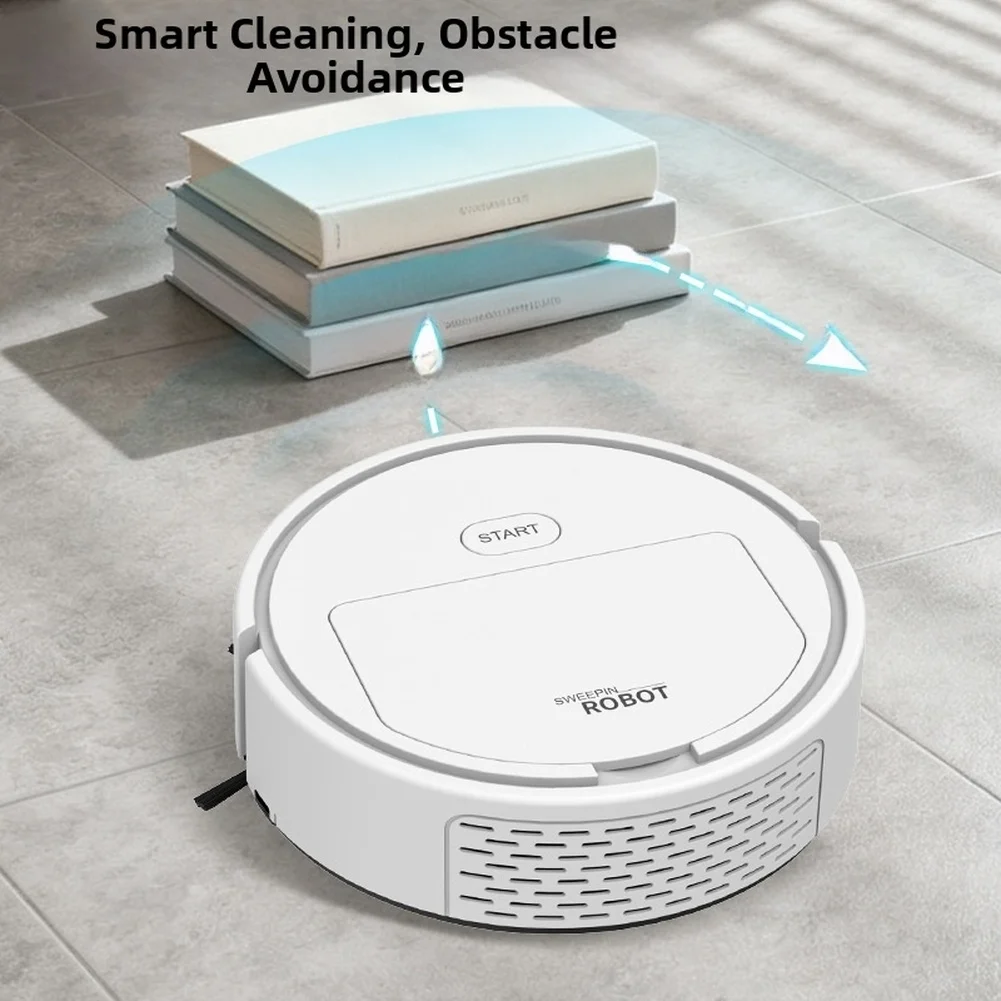 

1pc Smart FOR MINI Robot Vacuum Cleaner 3-in-1 Sweep Mop USB Rechargeable Auto Household Floor Cleaning Tools Spare Parts