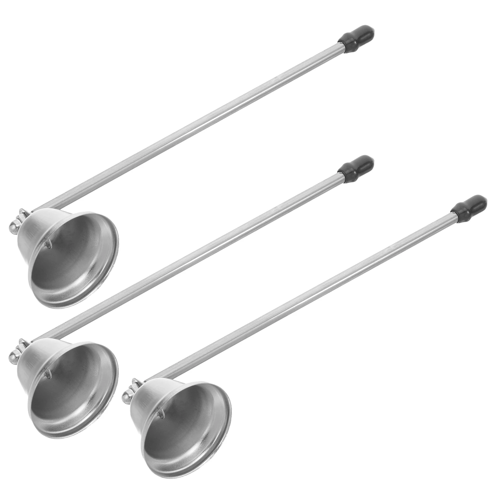 

3Pcs Decorative Candle Extinguisher Handheld Snuffing Tool with Adjustable Long Handle for Scented Candles