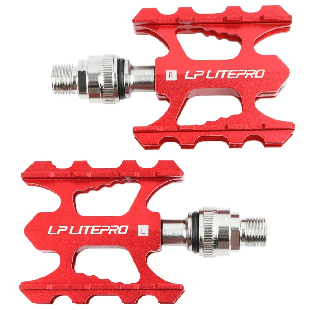 

High Quality Bike Pedal MTB Bicycle Part Dust Cover Folding Labor-saving Quick Release Ultralight Widened 1 Pair
