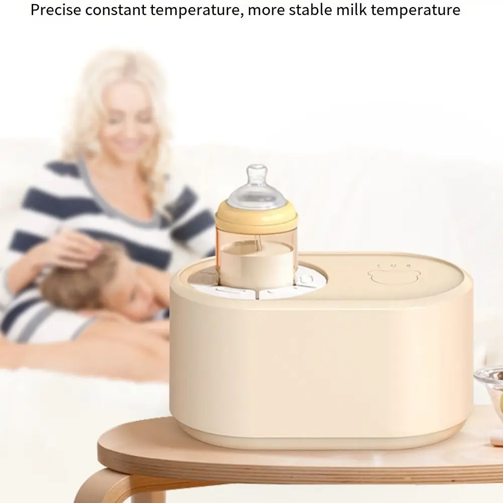 Adjustable Milk Bottle Warmer Low Noise 3 Modes Electric Milk Blender Convenient Keep Warm Waterless Bottle Warmer Household