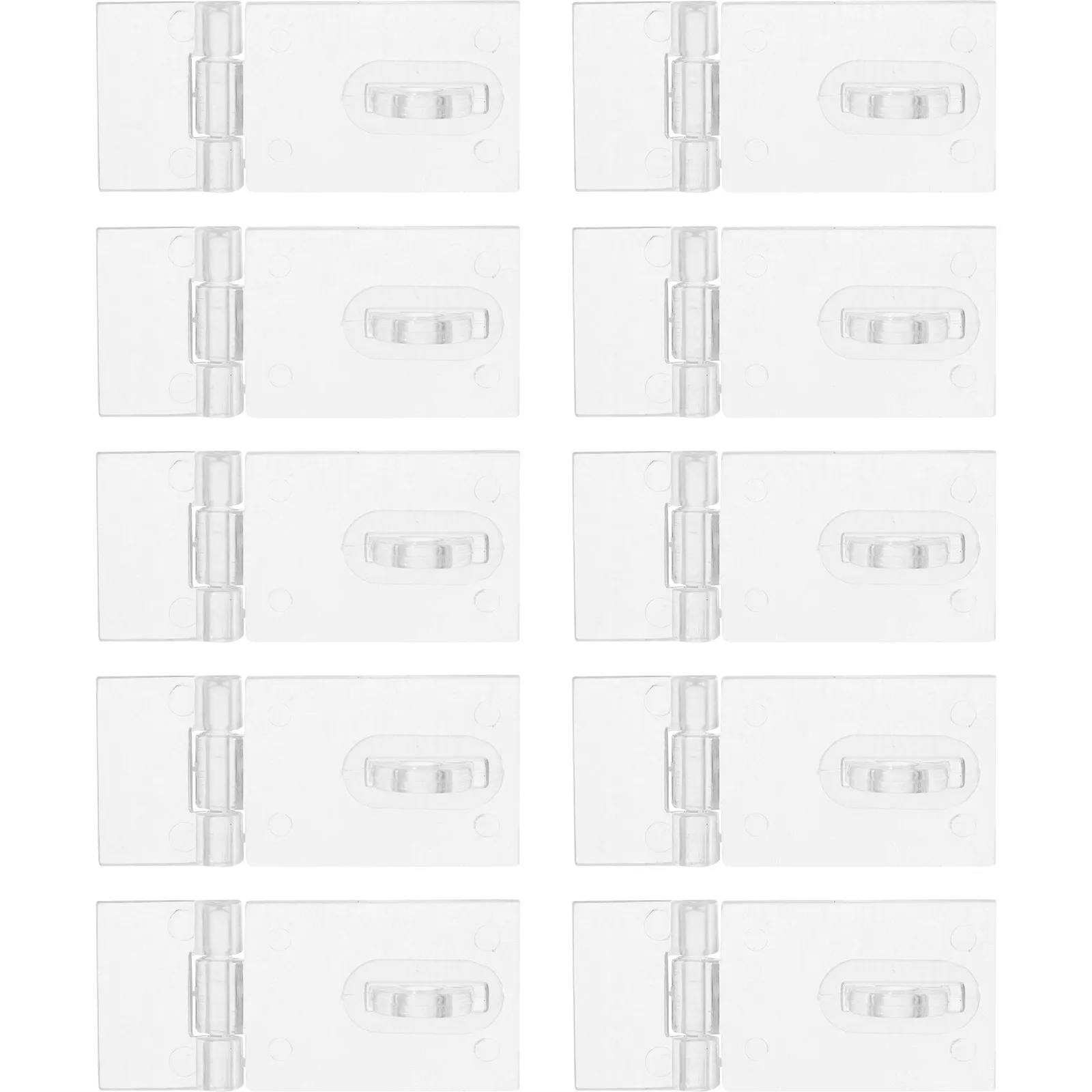 

10Pcs Acrylic Hasp Buckle Clear Latch Lock for Jewelry Boxes Small Cabinet Decorative Transparent Jewelry Box Latch Buckle