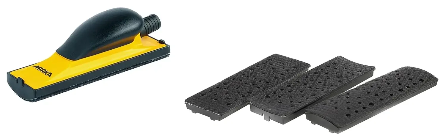 Sanding Block Kit Set 2.75" x 8" Hook and Loop/Multipurpose Sander Tool for Sanding on concave, Convex and Flat Shaped Surfaces