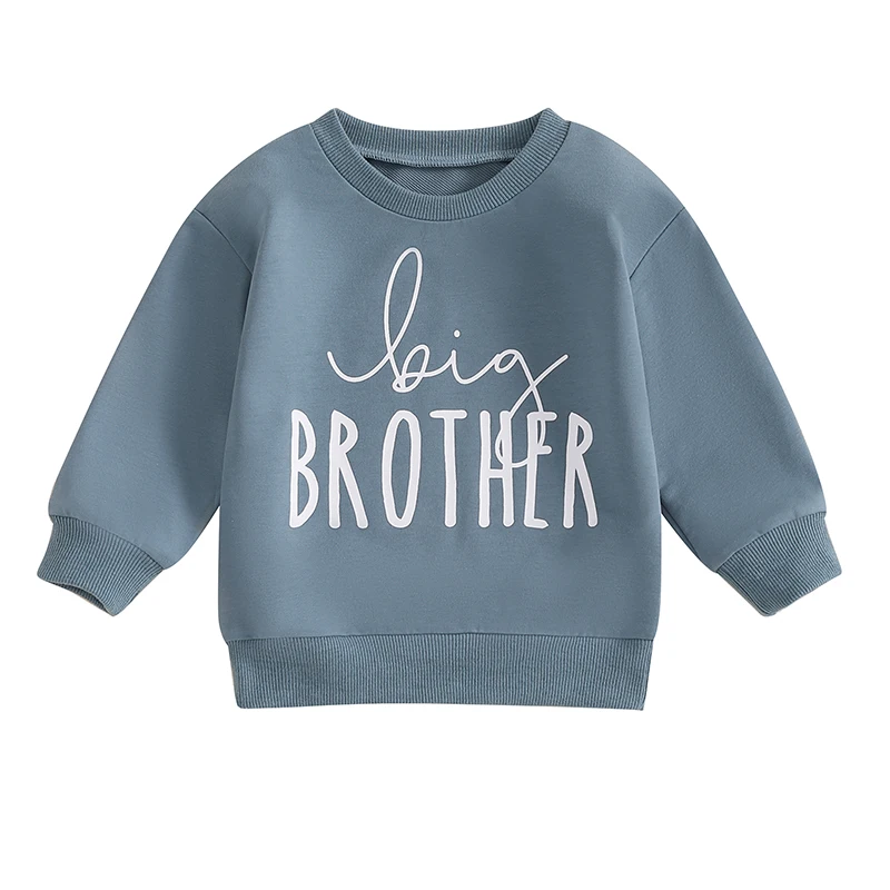 

Big Brother Little Brother Matching Toddler Clothes For Boys Big Bro Sweatshirt Long Sleeve Baby Fall Outfit