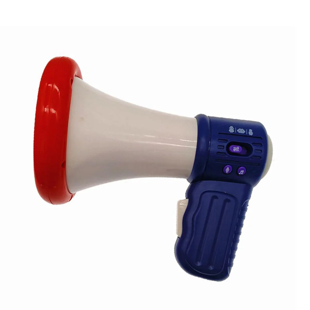 Funny Voice Changing Speaker Kids' Toys for Toddlers Handheld Abs Stage Performance Tools Trumpets Child Portable