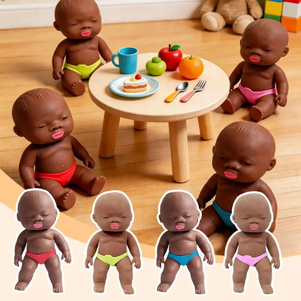 Muñeca Squishy Natasha Linda y Fea, Negra, Suave, de Rebote Lento, Juguete Antiestrés para Relajarse, Estudiar, Trabajar, Viajar, Hogar, Oficina, Fiestas y Uso Diario