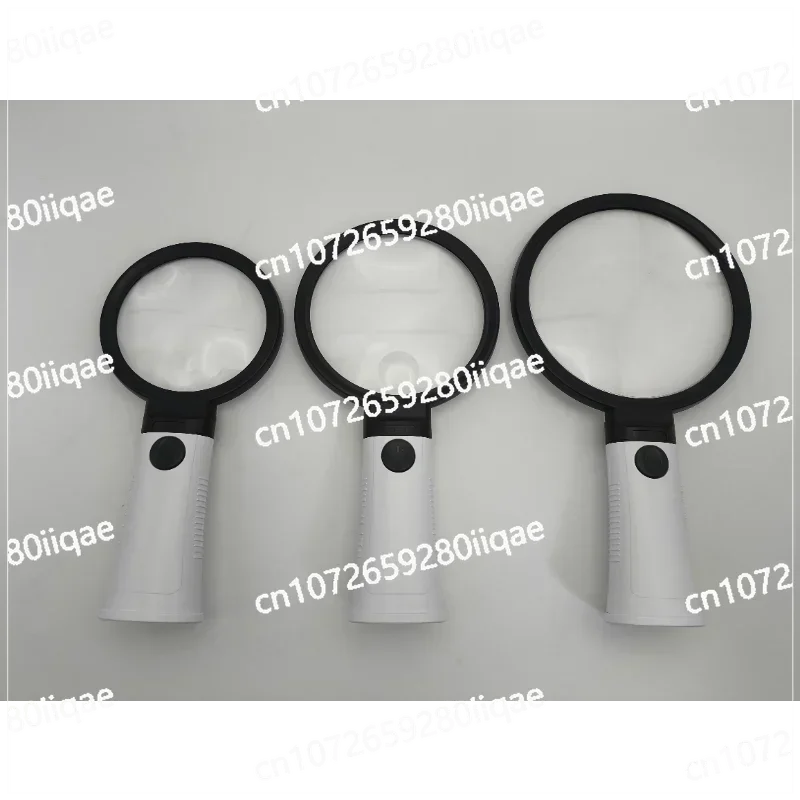 2024 new handheld reading magnifying glass 90mm 110mm 130mm mirror high definition acrylic