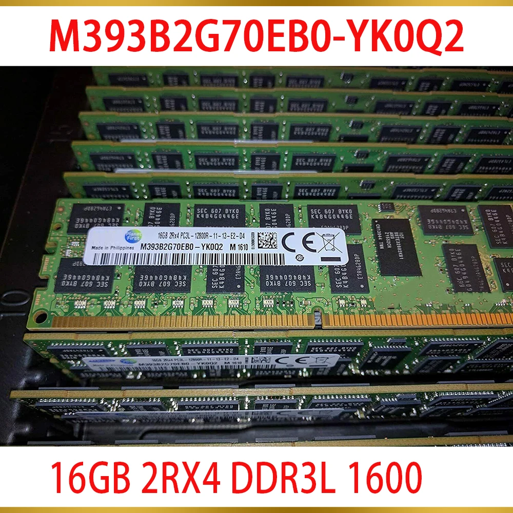 

1 шт. 16 ГБ 2RX4 DDR3L 1600 PC3L-12800R ECC для серверной памяти Samsung M393B2G70EB0-YK0Q2