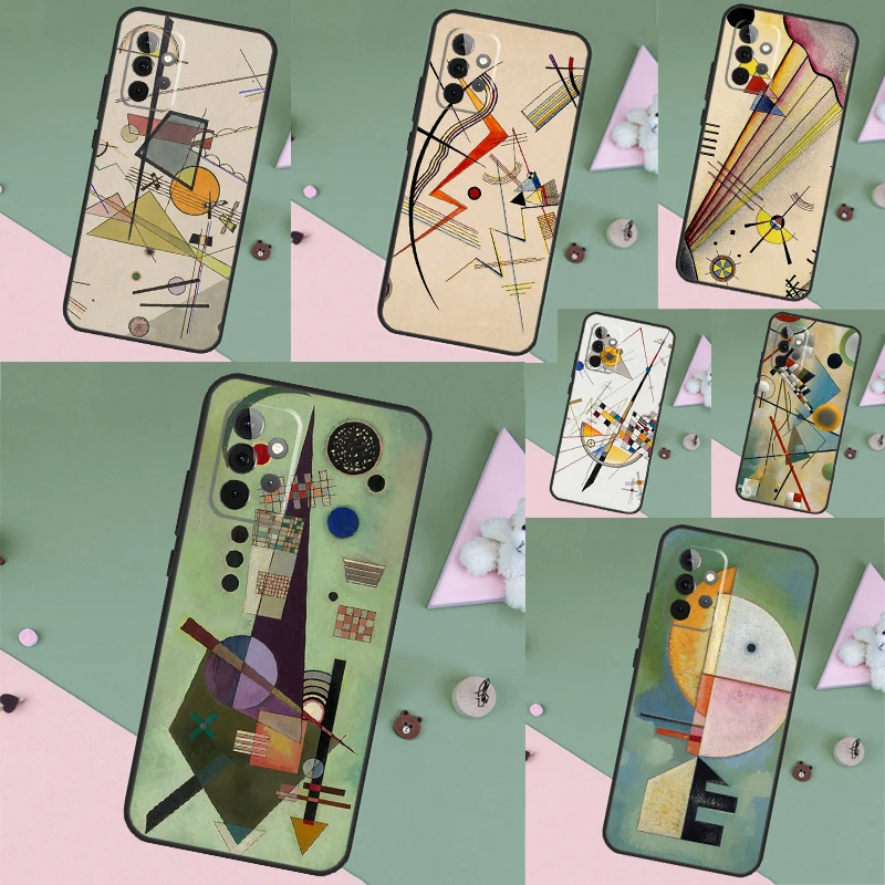 Wassily Kandinsky Abstract Case For Samsung Galaxy A52 A32 A12 A16 A26 A36 A56 A15 A35 A55 A34 A54 A13 A33 A53 A17 A06
