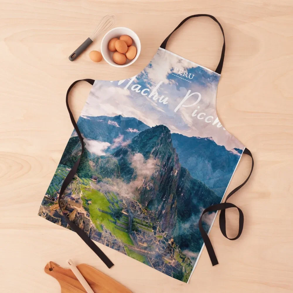 

Machu Picchu Peru Travel Apron Chef Accessories Cute Kitchen Accessories For Woman Apron