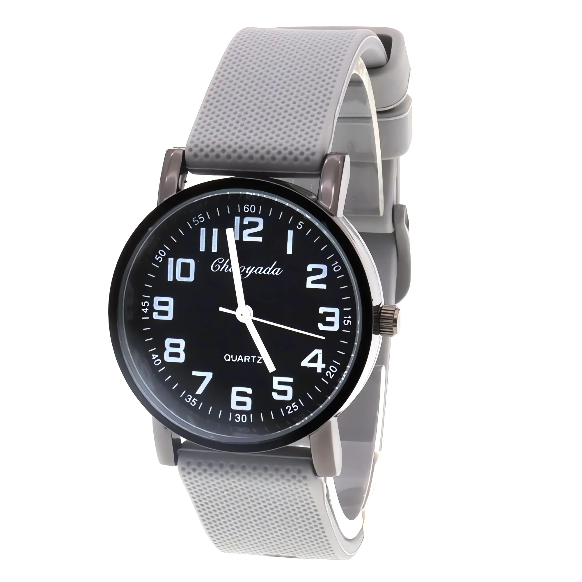 Unisex Children's Quartz Wristwatch with 60 Minute Scale Silicone Strap Students Watch for Boys And Girls