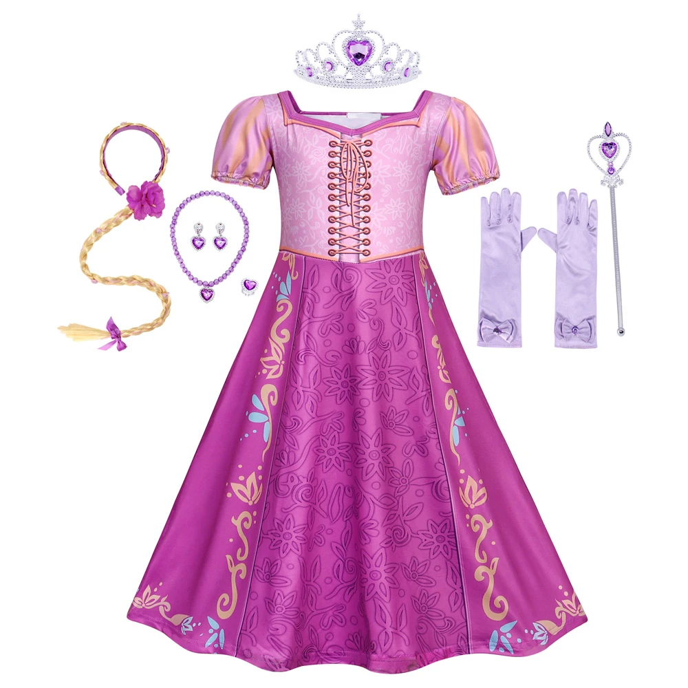 

Костюм принцессы для девочек на Хэллоуин, Рождество, день рождения, женское платье, одежда для маленьких девочек