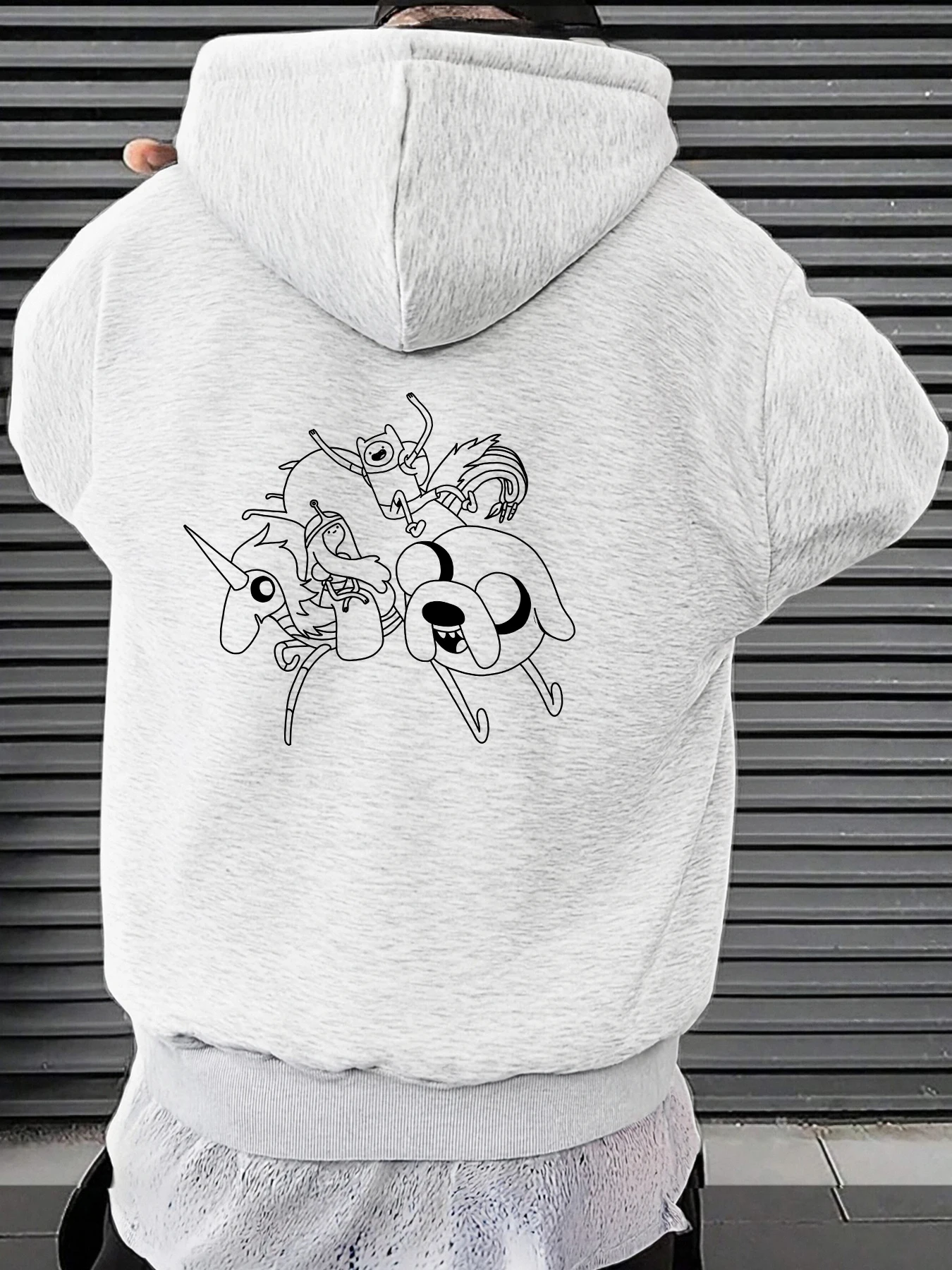 سويت شيرت كاجوال بغطاء للرأس للرجال لربيع وخريف - بلوفر ناعم ودافئ مع غطاء رأس قابل للتعديل، مناسب مريح للتنقل اليومي وعطلة نهاية الأسبوع #2