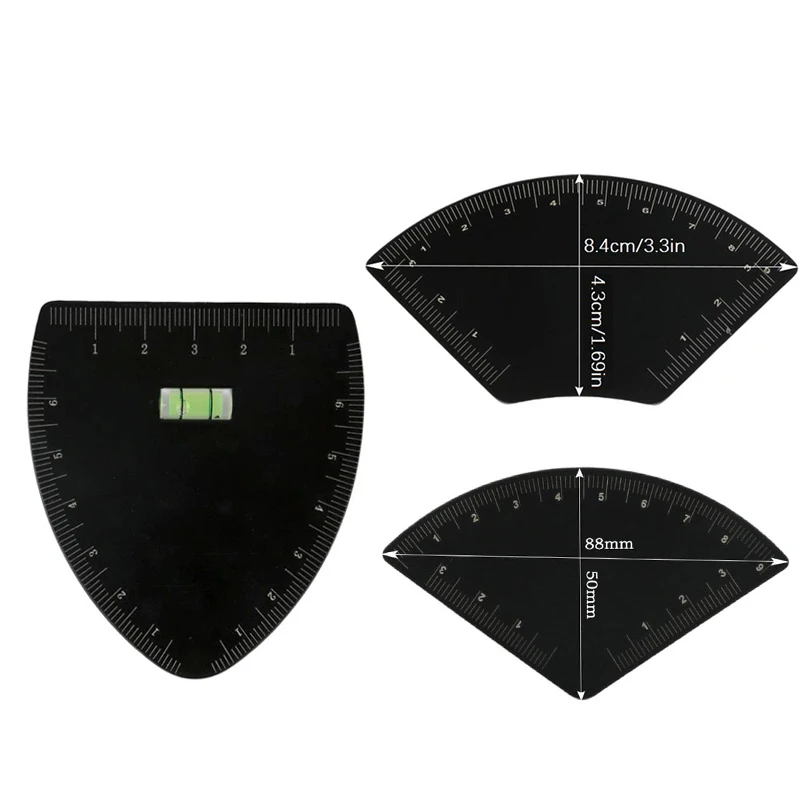 1PC Kit stencil per sopracciglia Disegno rapido Design per sopracciglia Righello Strumento di mappatura per microblading per modellare la guida di disegno per trucco permanente