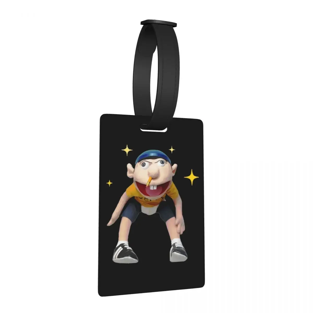 

Sml Jeffy Rapper Luggage Tags Suitcase Accessories Travel Portable Baggage Boarding Tag Label Holder ID Name Address