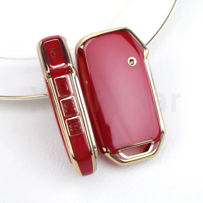 لكيا راي 2023 سبورتاج 2022 K7 2020 كادينزا 2020 سورينتو 4 سول تيلورايد K3 سيراتو 2020 بولي يوريثان سيارة مفتاح بعيد فوب غطاء #3