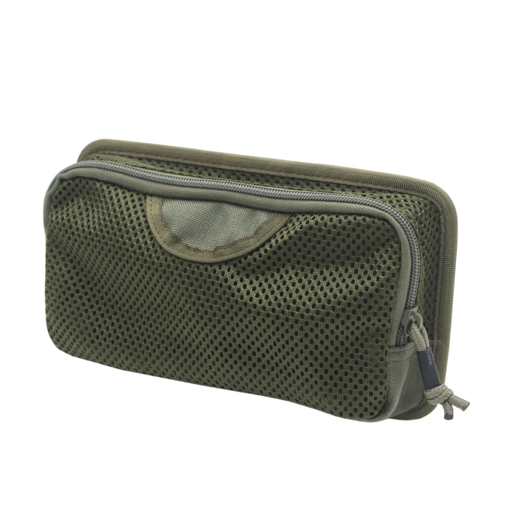 VULPO-Tactical Internal Mesh Pocket Modular Insert Pouch, Caça Vest, Mochila Organizer, Gancho Fastener, Admin Pack, Utilitário