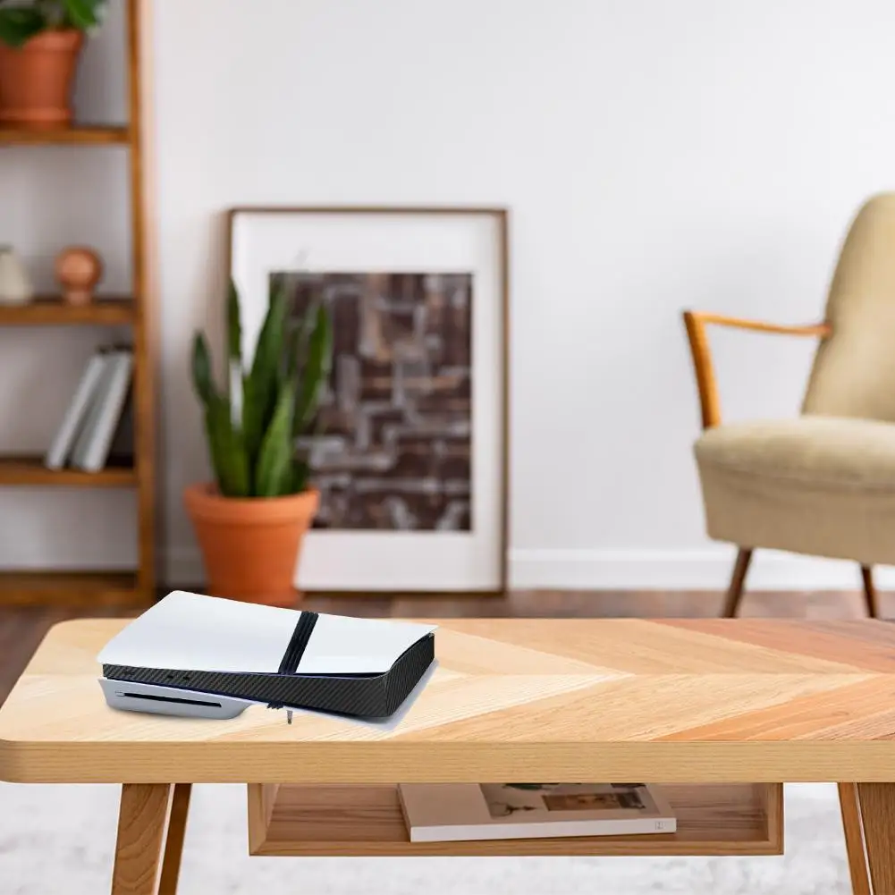 لملصقات الشريط الجانبي لوحدة التحكم الاحترافية، شريط حماية مضيف الجلد الأوسط، ملصقات نسيج ألياف الكربون المضادة للخدش