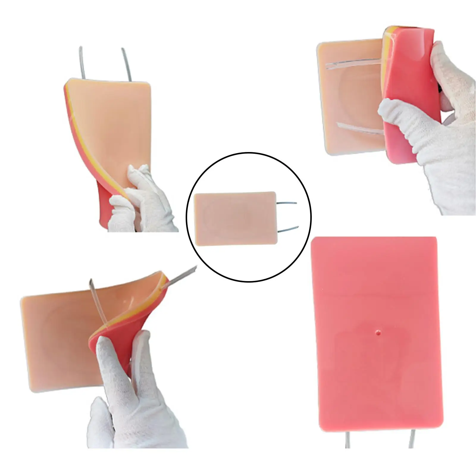 Silicone Injection Model Pad Educational Injection Model Injection Training Exercise for Student Practice Tool