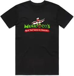 GeRRiT Custom Tshirts for Men World of Warcraft Wow Murlocs Tacos Funny Parody T Shirt, Black