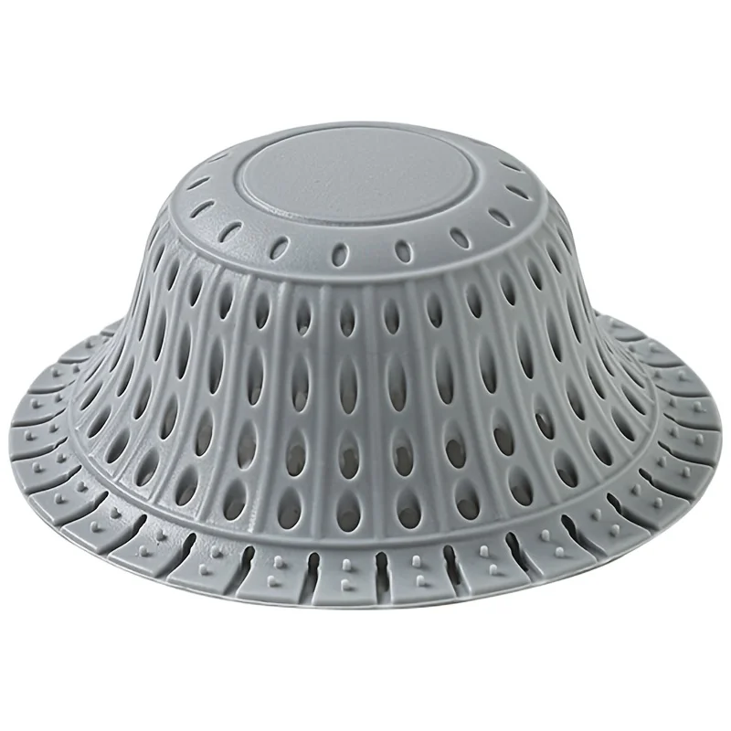 Silicone Foldable Hair Catcher, Bathtub Drain Plug, Shower Hair Collector for Sinks & Tubs, Bathroom Accessory view 5