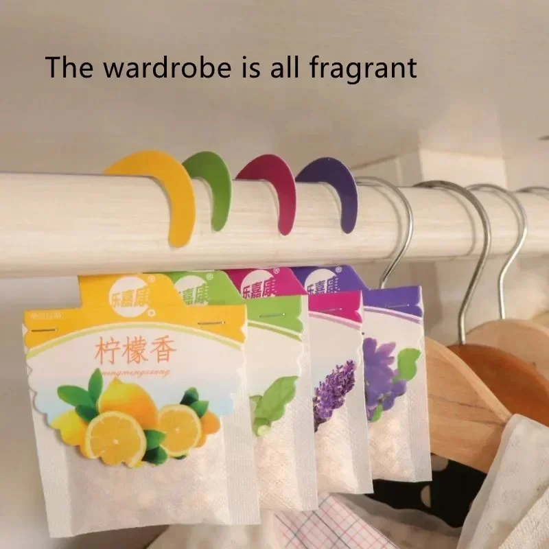 Lavender Sachet Air Freshener Natural Hanging Deodorizer for Closet Wardrobe Drawer Bedroom Car view 3