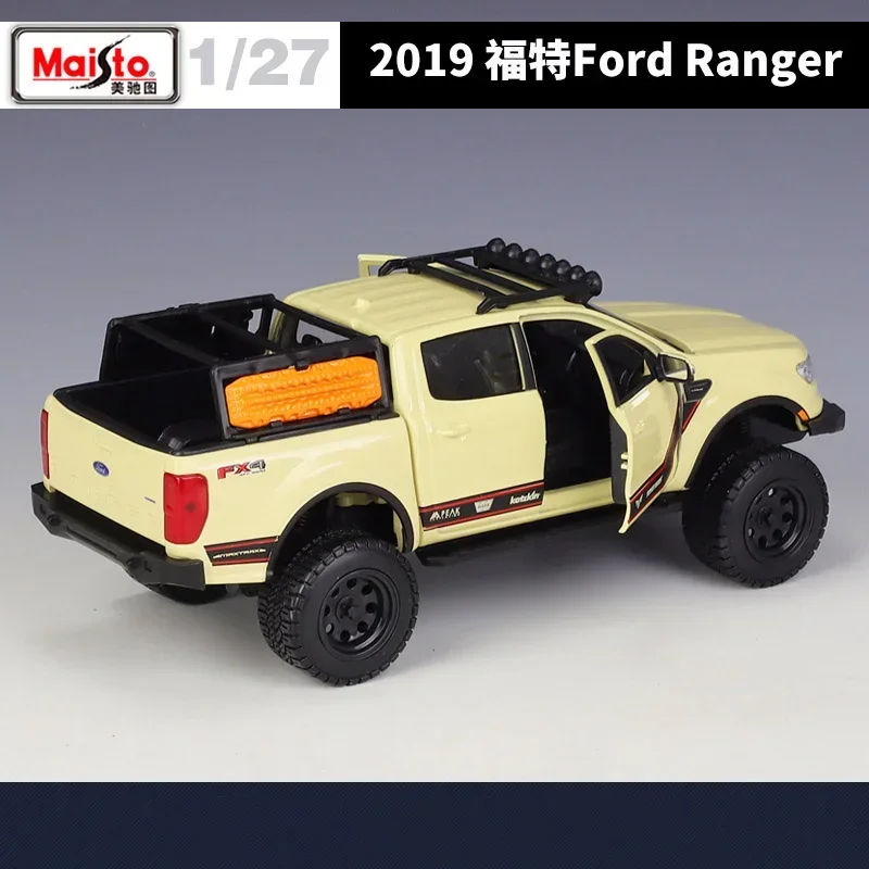 1:27 2019 フォードレンジピックアップ合金車モデルダイキャストメタルオフロード車車モデルシミュレーションコレクションおもちゃギフト