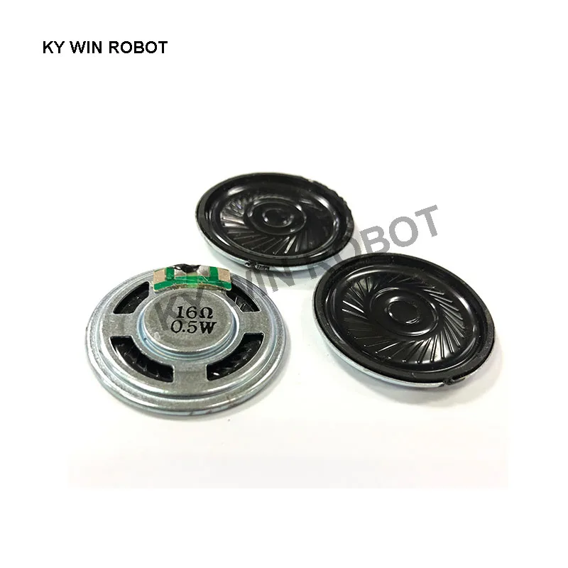 2pcs/lot New Ultra-thin Mini speaker 16 ohms 0.5 watt 0.5W 16R speaker Diameter 36MM 3.6CM thickness 5MM