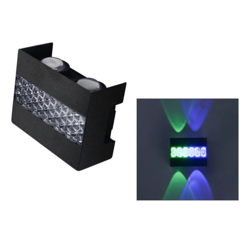 

AC85-265V LED Wall Lamp 10W/8W/6W Up Down Illumination Waterproof Wall Light Modern Warm/RGB Lights Outdoor Wall Lantern