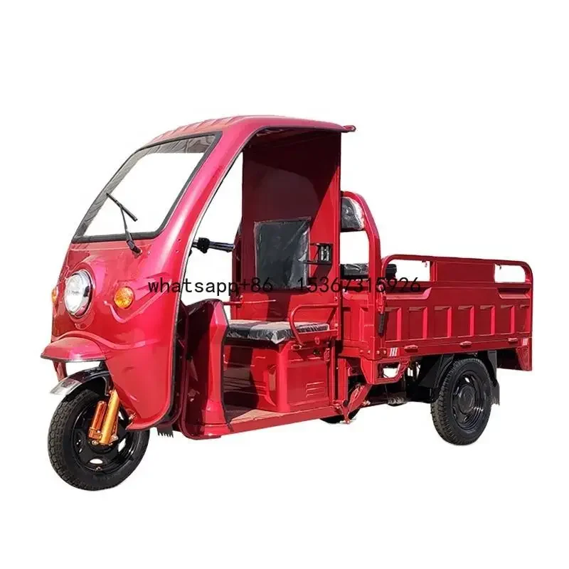 

Hot Sale Trike Closed Body Delivery Cargo Used Electric Tricycle 3 Wheels High Quality