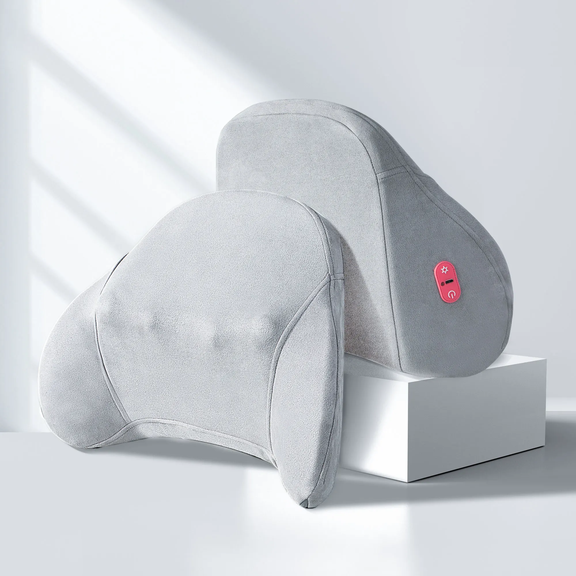 

Viladepot Massage Pillows Multi-level Adjustment Kneading Massage Hot Compress Relieve Body Fatigue