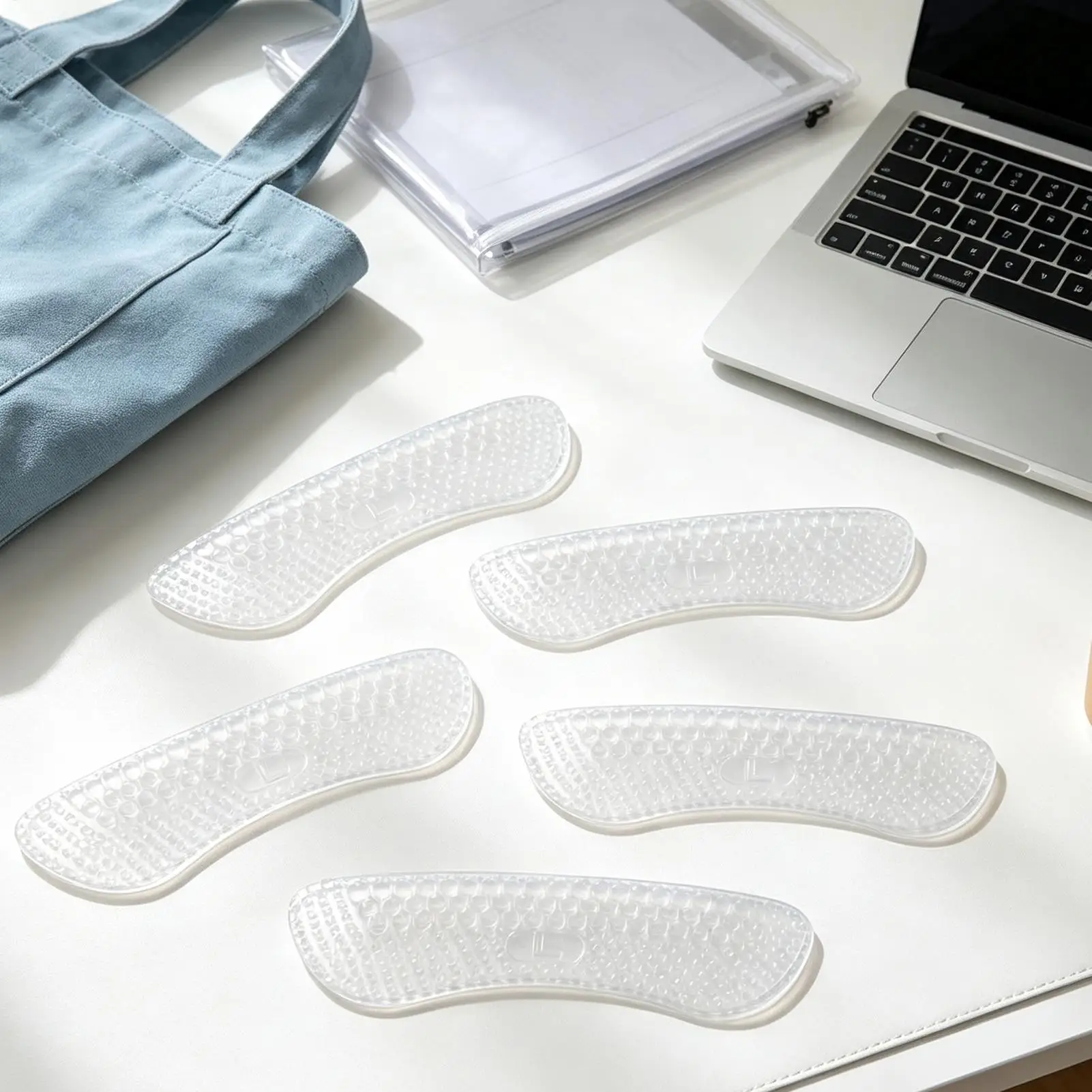 4Pcs/set Silicone Shoulder Bag Straps Gripper Non-Slip Clear Tote Bag Purse Strap Grippers for Daughter Girlfriend