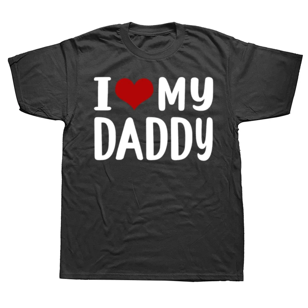 Ich liebe meinen Papa, lustiges Vatertagsgeschenk für Papa, Opa, T-Shirt, Baumwolldruck, originelles Design, Geschenke, Grafik-T-Shirts, Camisetas – Detail 2